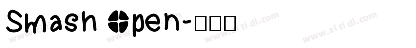 Smash Open字体转换